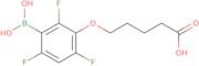 3-(4-Carboxybutoxy)-2,4,6-trifluorophenylboronic acid