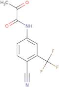 N-[4-Cyano-3-(trifluoromethyl)phenyl]-2-oxopropanamide