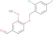 4-[(2-Chloro-4-Fluorobenzyl)Oxy]-3-Methoxybenzaldehyde