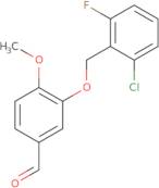 3-[(2-Chloro-6-Fluorobenzyl)Oxy]-4-Methoxybenzaldehyde