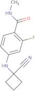 4-[(1-Cyanocyclobutyl)amino]-2-fluoro-N-methylbenzamide
