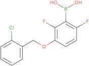 {3-[(2-Chlorobenzyl)oxy]-2,6-difluorophenyl}boronic acid