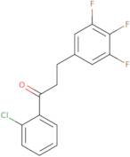 1-(2-Chlorophenyl)-3-(3,4,5-trifluorophenyl)-1-propanone