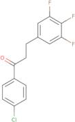 1-(4-Chlorophenyl)-3-(3,4,5-trifluorophenyl)-1-propanone