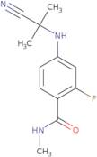 4-[(2-Cyanopropan-2-yl)amino]-2-fluoro-N-methylbenzamide