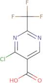 4-Chloro-2-(trifluoromethyl)-5-pyrimidinecarboxylic acid