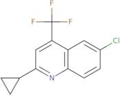 2-Cyclopropyl-6-chloro-4-(trifluoromethyl)quinoline