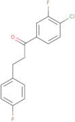 1-(4-Chloro-3-fluorophenyl)-3-(4-fluorophenyl)-1-propanone