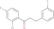 1-(2-Chloro-4-fluorophenyl)-3-(3-fluorophenyl)-1-propanone