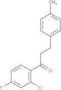 1-(2-Chloro-4-fluorophenyl)-3-(4-methylphenyl)-1-propanone