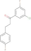 1-(3-Chloro-5-fluorophenyl)-3-(4-fluorophenyl)-1-propanone