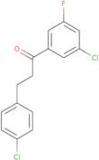 1-(3-Chloro-5-fluorophenyl)-3-(4-chlorophenyl)-1-propanone