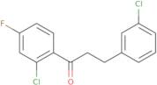 1-(2-Chloro-4-fluorophenyl)-3-(3-chlorophenyl)-1-propanone