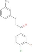 1-(4-Chloro-3-fluorophenyl)-3-(3-methylphenyl)-1-propanone