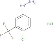 [4-Chloro-3-(trifluoromethyl)phenyl]hydrazine hydrochloride