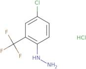 [4-Chloro-2-(trifluoromethyl)phenyl]hydrazine hydrochloride