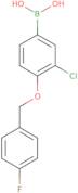 B-[3-Chloro-4-[(4-fluorophenyl)methoxy]phenyl]-Boronic acid