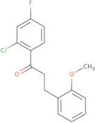 1-(2-Chloro-4-fluorophenyl)-3-(2-methoxyphenyl)-1-propanone
