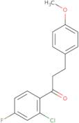 1-(2-Chloro-4-fluorophenyl)-3-(4-methoxyphenyl)-1-propanone