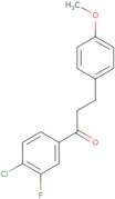 1-(4-Chloro-3-fluorophenyl)-3-(4-methoxyphenyl)-1-propanone