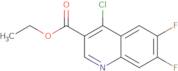 4-Chloro-6,7-difluoro-3-quinolinecarboxylic acid ethyl ester