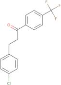 3-(4-Chlorophenyl)-1-[4-(trifluoromethyl)phenyl]-1-propanone