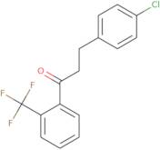 3-(4-Chlorophenyl)-1-[2-(trifluoromethyl)phenyl]-1-propanone