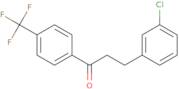 3-(3-Chlorophenyl)-1-[4-(trifluoromethyl)phenyl]-1-propanone