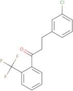 3-(3-Chlorophenyl)-1-[2-(trifluoromethyl)phenyl]-1-propanone