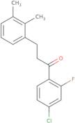 1-(4-Chloro-2-fluorophenyl)-3-(2,3-dimethylphenyl)-1-propanone