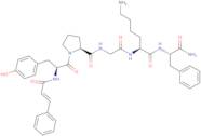 trans-Cinnamoyl-Tyr-Pro-Gly-Lys-Phe-amide trifluoroacetate salt