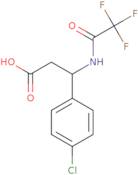 3-(4-Chlorophenyl)-3-[(2,2,2-Trifluoroacetyl)Amino]Propanoic Acid