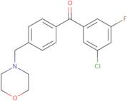 (3-Chloro-5-fluorophenyl)[4-(4-morpholinylmethyl)phenyl]methanone