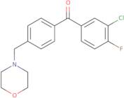 (3-Chloro-4-fluorophenyl)[4-(4-morpholinylmethyl)phenyl]methanone