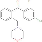 (4-Chloro-2-fluorophenyl)[2-(4-morpholinylmethyl)phenyl]methanone