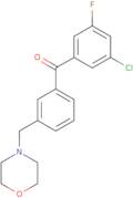 (3-Chloro-5-fluorophenyl)[3-(4-morpholinylmethyl)phenyl]methanone