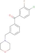 (4-Chloro-3-fluorophenyl)[3-(4-morpholinylmethyl)phenyl]methanone