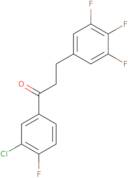 1-(3-Chloro-4-fluorophenyl)-3-(3,4,5-trifluorophenyl)-1-propanone