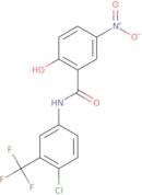 N-[4-Chloro-3-(trifluoromethyl)phenyl]-2-hydroxy-5-nitrobenzamide