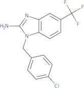 1-[(4-Chlorophenyl)Methyl]-5-(Trifluoromethyl)Benzimidazol-2-Amine