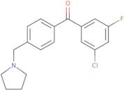 (3-Chloro-5-fluorophenyl)[4-(1-pyrrolidinylmethyl)phenyl]methanone