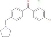 (2-Chloro-4-fluorophenyl)[4-(1-pyrrolidinylmethyl)phenyl]methanone