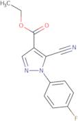 5-Cyano-1-(4-fluorophenyl)-1H-pyrazole-4-carboxylic acid ethyl ester