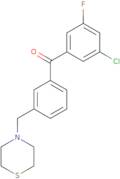 (3-Chloro-5-fluorophenyl)[3-(4-thiomorpholinylmethyl)phenyl]methanone