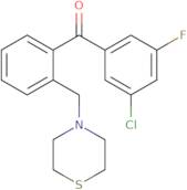 (3-Chloro-5-fluorophenyl)[2-(4-thiomorpholinylmethyl)phenyl]methanone