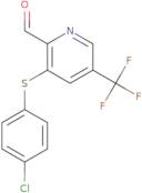 3-[(4-Chlorophenyl)Sulfanyl]-5-(Trifluoromethyl)-2-Pyridinecarbaldehyde