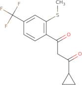 1-Cyclopropyl-3-[2-(methylthio)-4-(trifluoromethyl)phenyl]-1,3-propanedione