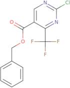 2-Chloro-4-(trifluoromethyl)-5-pyrimidinecarboxylic acid phenylmethyl ester