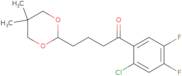 1-(2-Chloro-4,5-difluorophenyl)-4-(5,5-dimethyl-1,3-dioxan-2-yl)-1-butanone