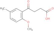 4-(2-Methoxy-5-methyl-phenyl)-4-oxo-butyric acid